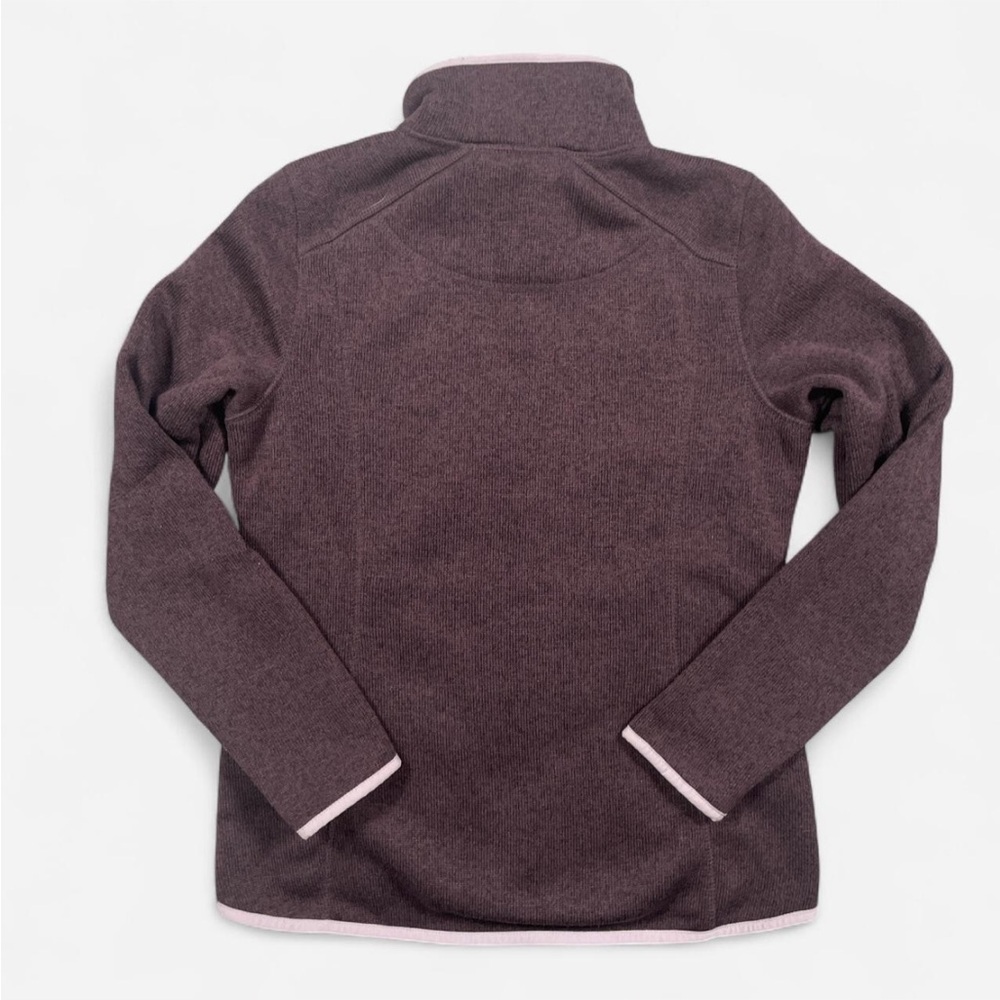 maroon L.L. Bean fleece zip-up - Picture 5 of 5